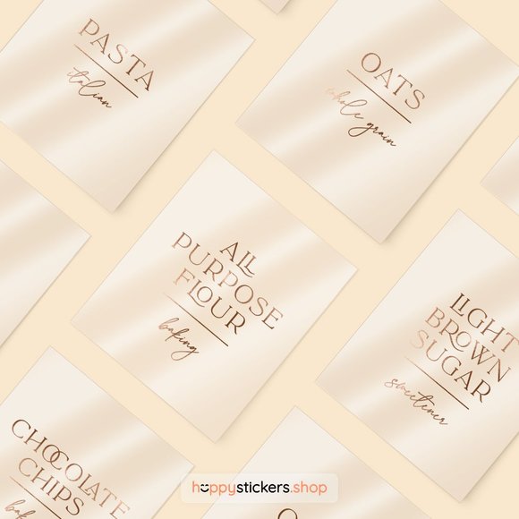 36 Labels • Luxes Minimalist Pantry for Kitchen • Organization Labels For Pantry - Picture 17 of 17